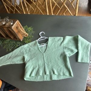 Free People Cashmere crop sweater size S